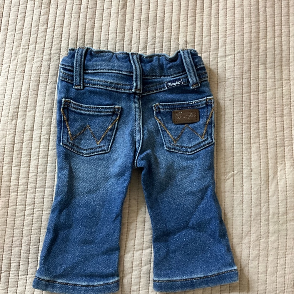 Wrangler Blue Denim Jeans Bootcut